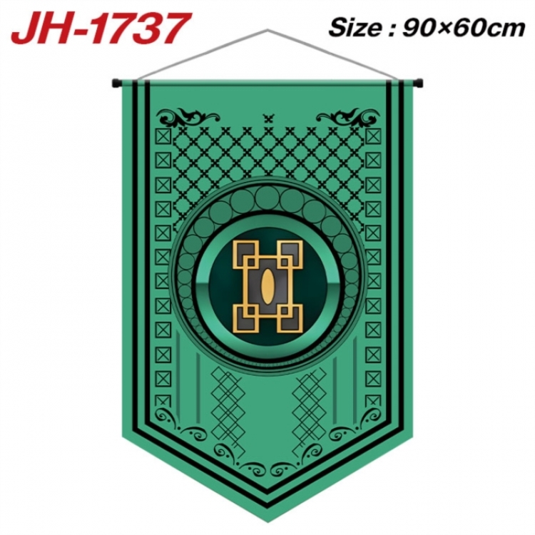 Demon Slayer Kimets Anime peripheral full-color printing with hanging rope flag 90X60CM