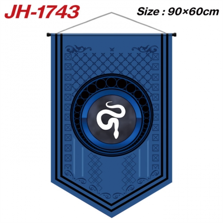 Demon Slayer Kimets Anime peripheral full-color printing with hanging rope flag 90X60CM