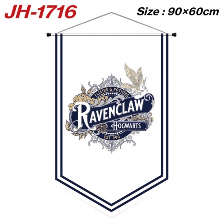 Harry Potter Anime peripheral full-color printing with hanging rope flag 90X60CM