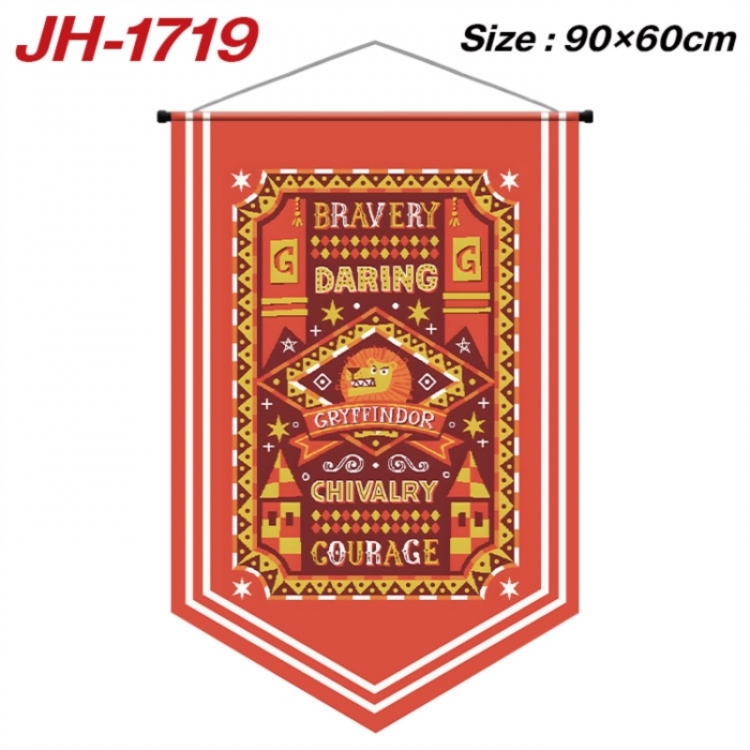 Harry Potter Anime peripheral full-color printing with hanging rope flag 90X60CM