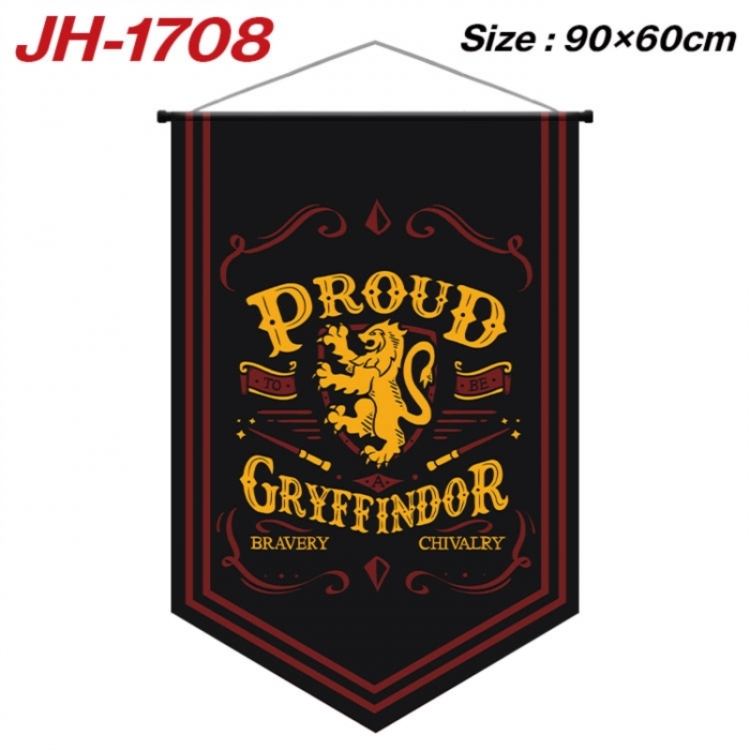 Harry Potter Anime peripheral full-color printing with hanging rope flag 90X60CM