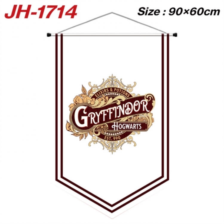 Harry Potter Anime peripheral full-color printing with hanging rope flag 90X60CM