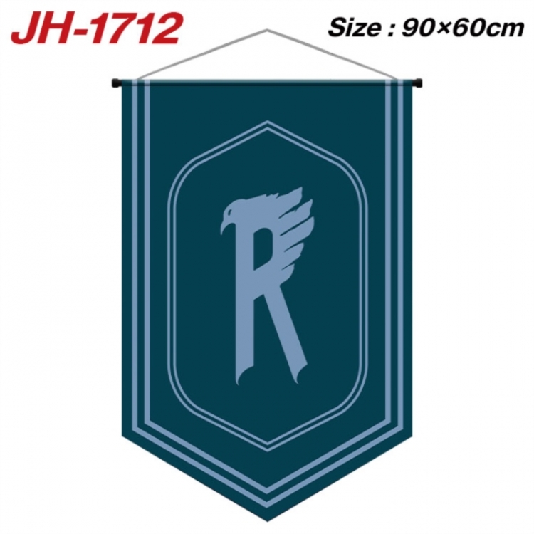 Harry Potter Anime peripheral full-color printing with hanging rope flag 90X60CM