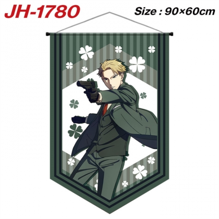 SPY×FAMILY Anime peripheral full-color printing with hanging rope flag 90X60CM