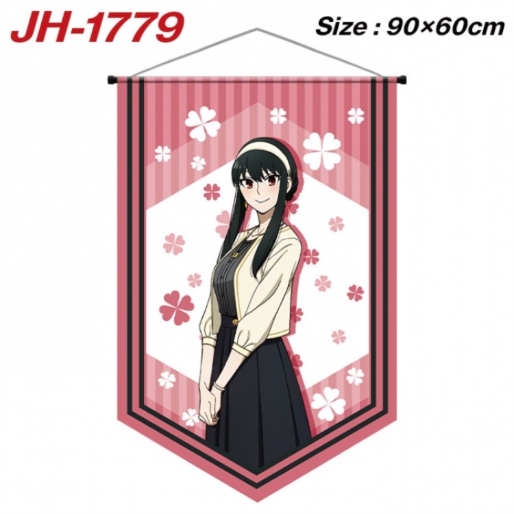 SPY×FAMILY Anime peripheral full-color printing with hanging rope flag 90X60CM