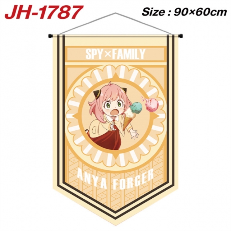 SPY×FAMILY Anime peripheral full-color printing with hanging rope flag 90X60CM