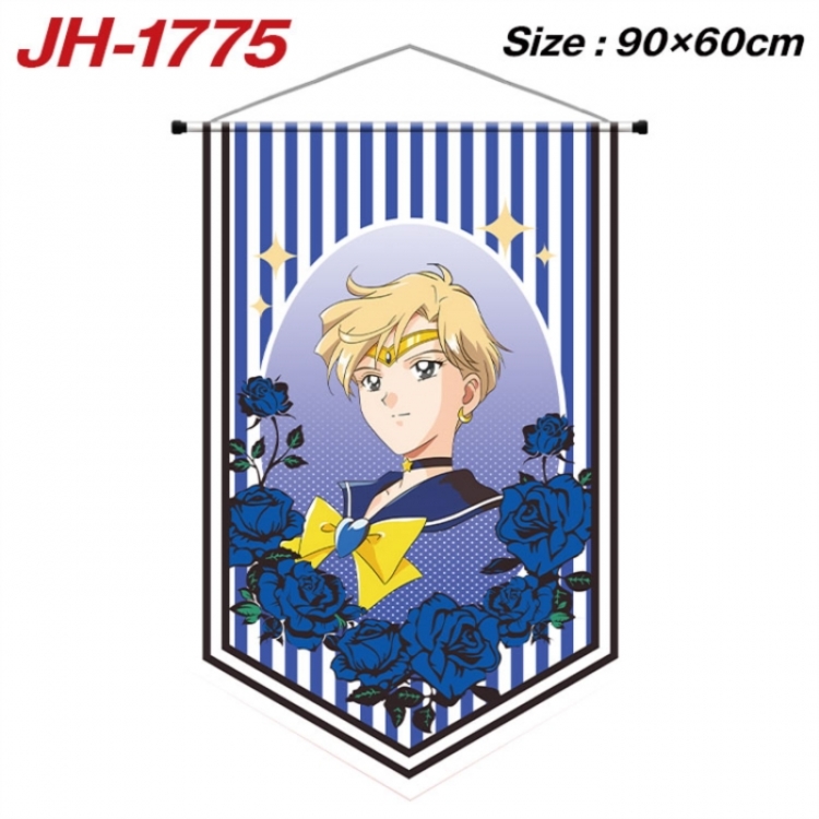 sailormoon Anime peripheral full-color printing with hanging rope flag 90X60CM
