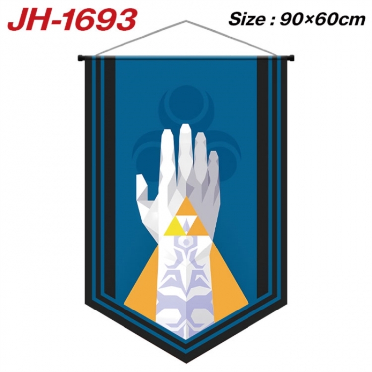 The Legend of Zelda Anime peripheral full-color printing with hanging rope flag 90X60CM