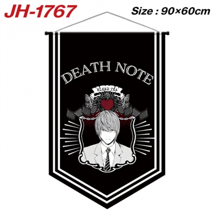 Death note Anime peripheral full-color printing with hanging rope flag 90X60CM