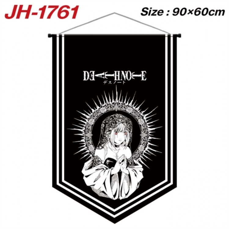 Death note Anime peripheral full-color printing with hanging rope flag 90X60CM