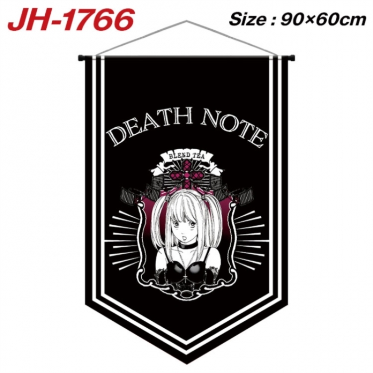 Death note Anime peripheral full-color printing with hanging rope flag 90X60CM