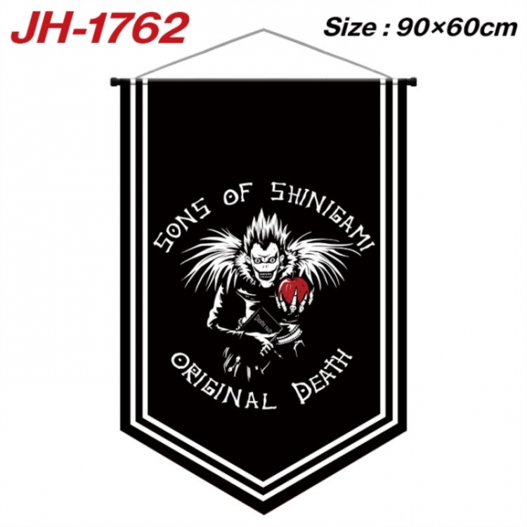 Death note Anime peripheral full-color printing with hanging rope flag 90X60CM