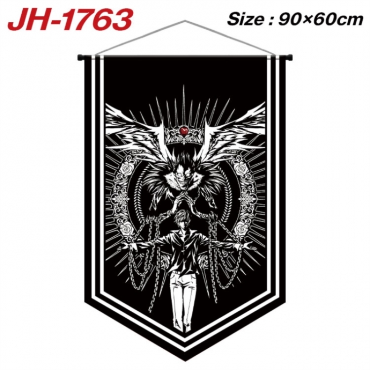 Death note Anime peripheral full-color printing with hanging rope flag 90X60CM