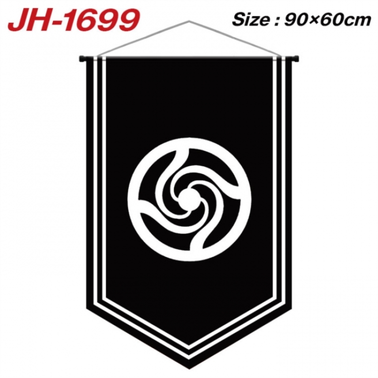 Jujutsu Kaisen Anime peripheral full-color printing with hanging rope flag 90X60CM