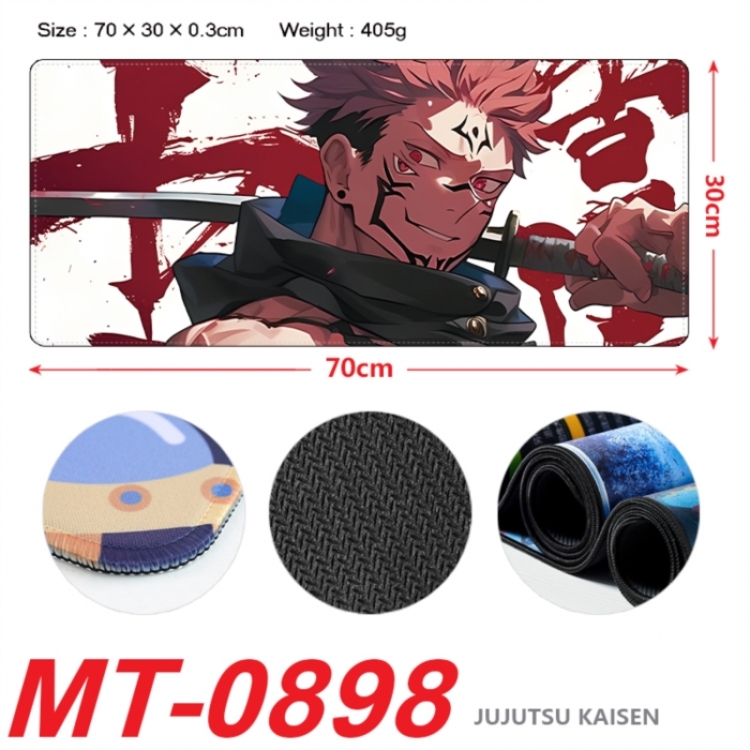Jujutsu Kaisen Anime peripheral lock edge mouse pad 70X30cm