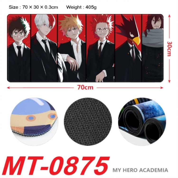 My Hero Academia Anime peripheral lock edge mouse pad 70X30cm