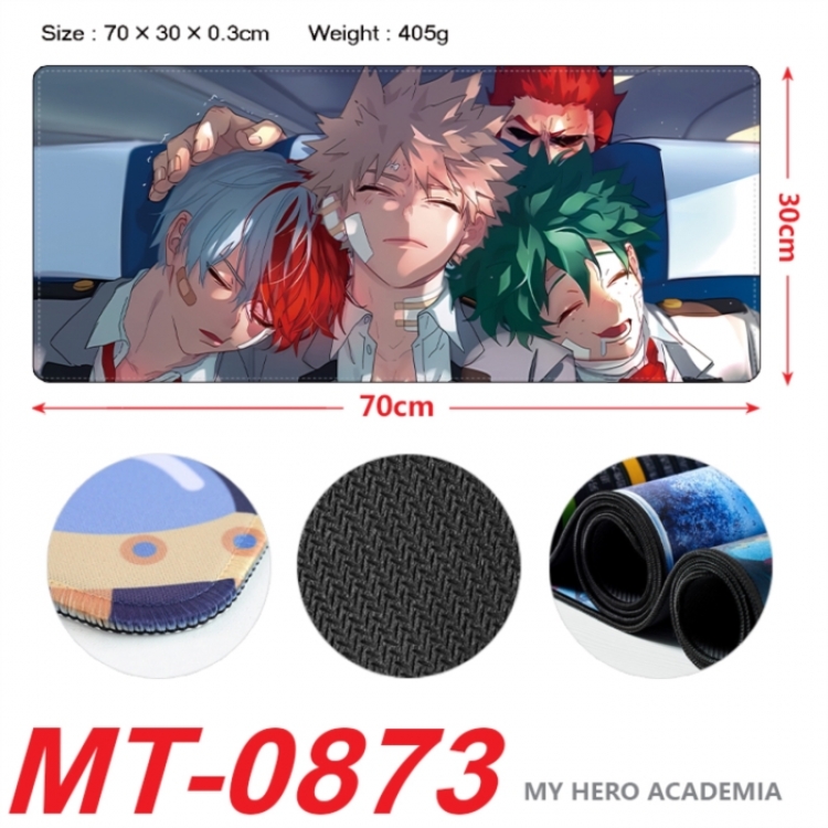 My Hero Academia Anime peripheral lock edge mouse pad 70X30cm