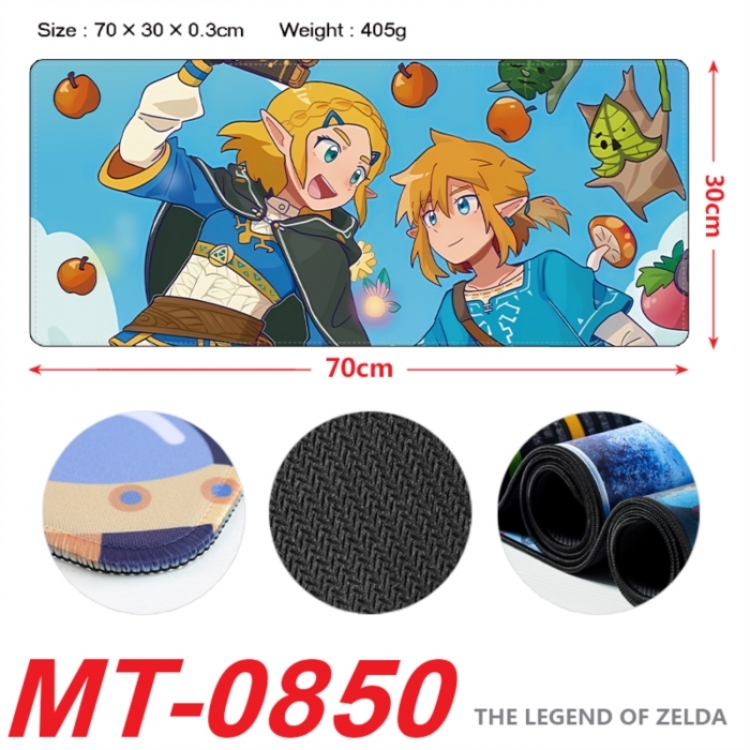 The Legend of Zelda Anime peripheral lock edge mouse pad 70X30cm