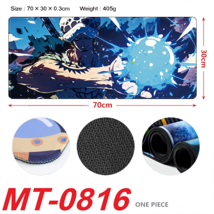 One Piece Anime peripheral lock edge mouse pad 70X30cm