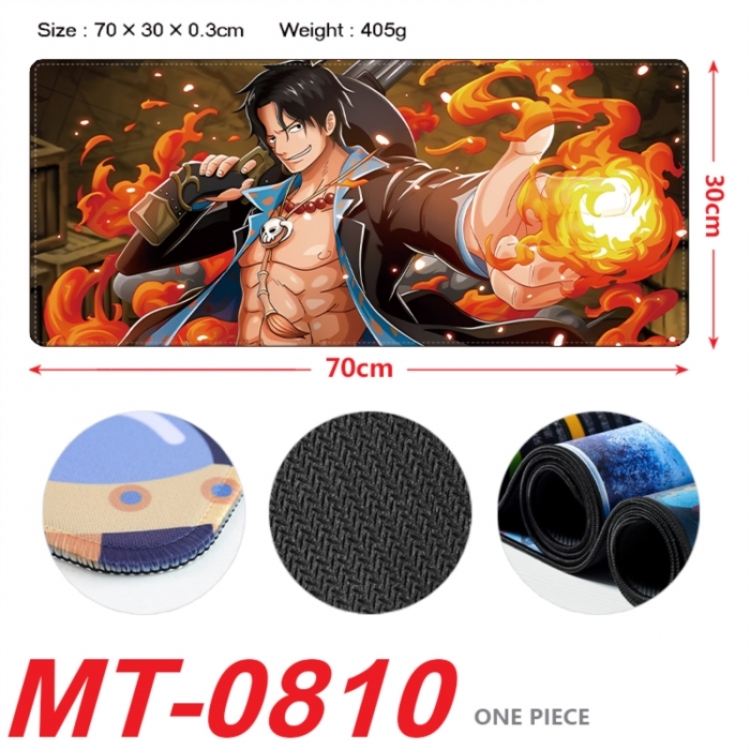 One Piece Anime peripheral lock edge mouse pad 70X30cm