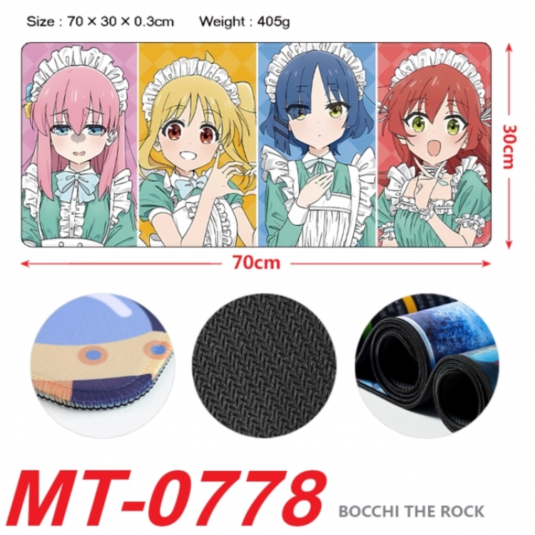 BOCCHI THE ROCK! Anime peripheral lock edge mouse pad 70X30cm