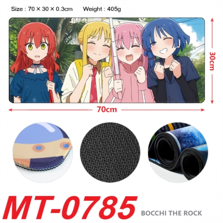 BOCCHI THE ROCK! Anime peripheral lock edge mouse pad 70X30cm
