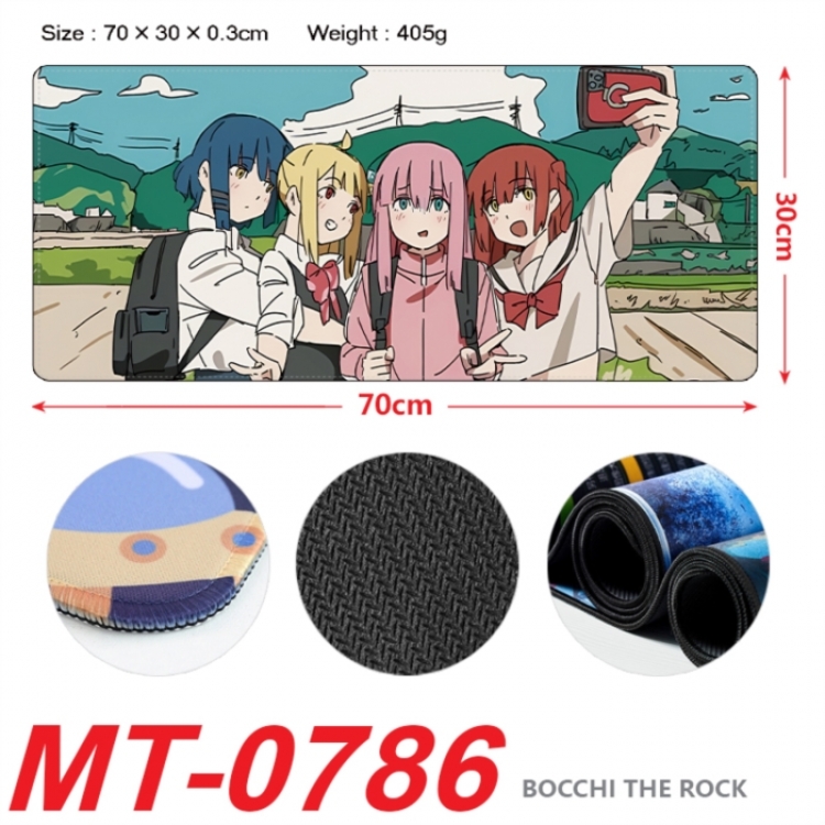 BOCCHI THE ROCK! Anime peripheral lock edge mouse pad 70X30cm