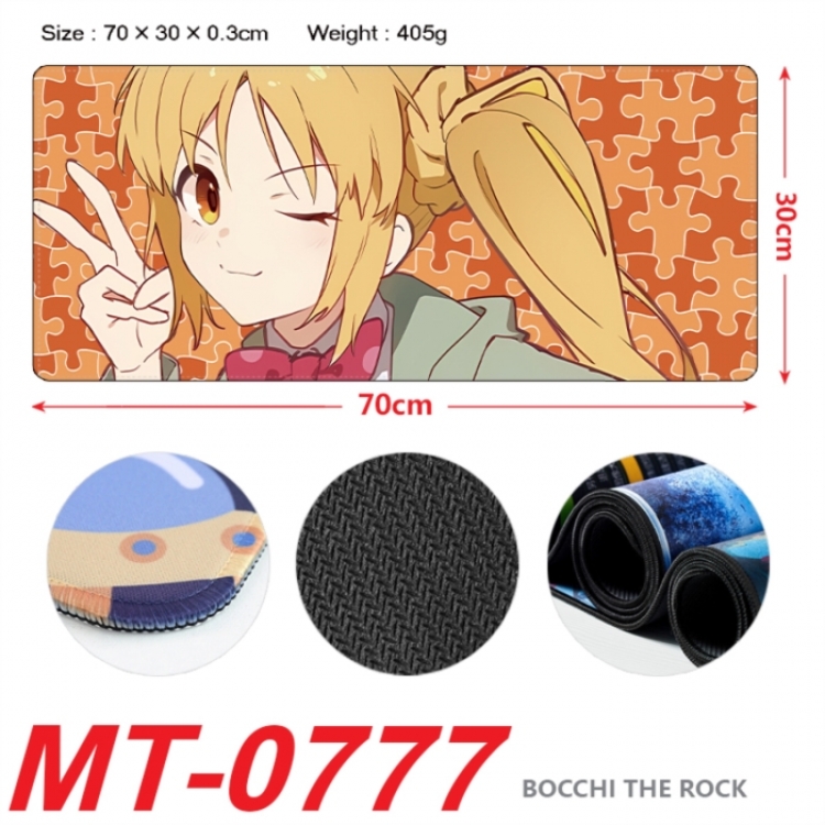 BOCCHI THE ROCK! Anime peripheral lock edge mouse pad 70X30cm
