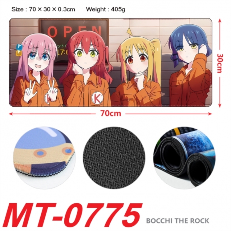 BOCCHI THE ROCK! Anime peripheral lock edge mouse pad 70X30cm