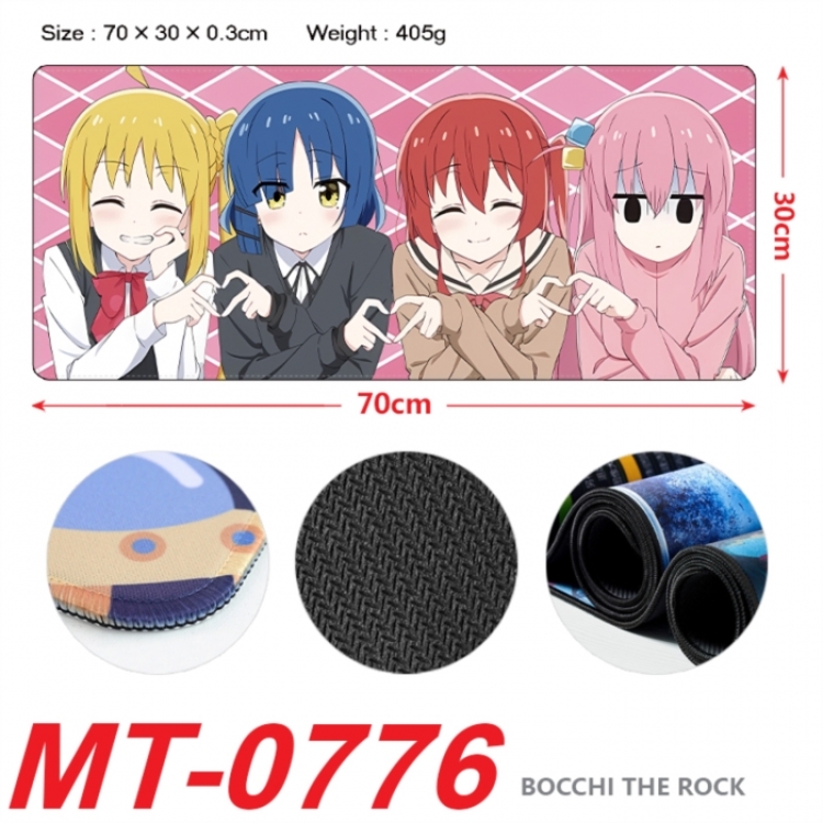 BOCCHI THE ROCK! Anime peripheral lock edge mouse pad 70X30cm