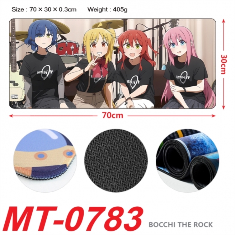 BOCCHI THE ROCK! Anime peripheral lock edge mouse pad 70X30cm