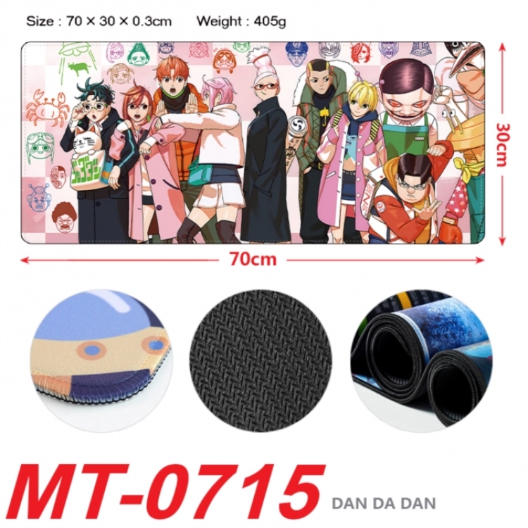 Dandadan Anime peripheral lock edge mouse pad 70X30cm