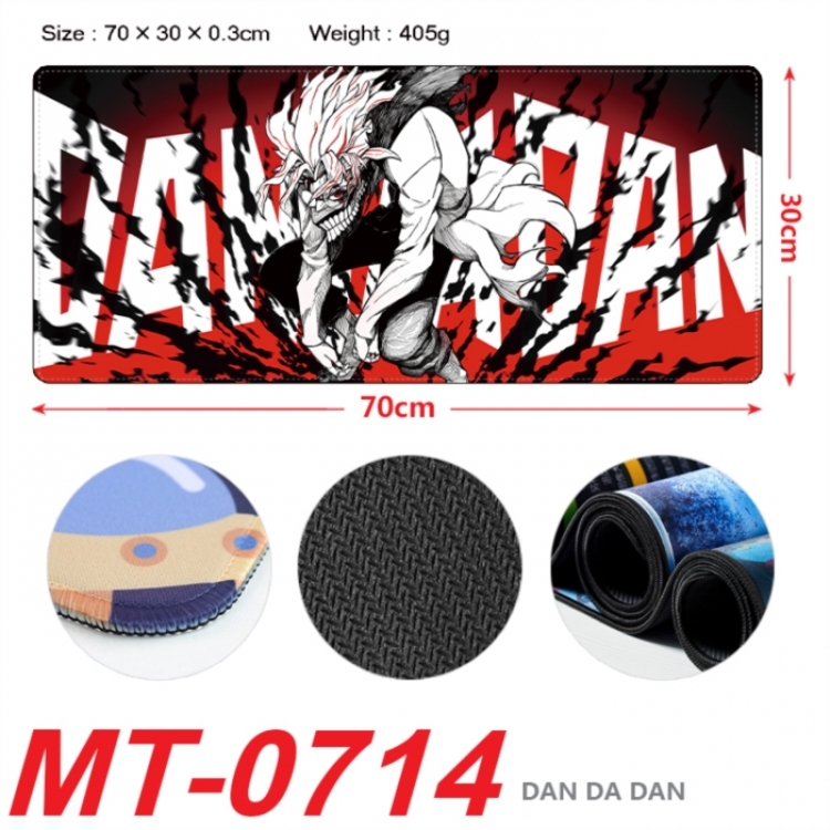 Dandadan Anime peripheral lock edge mouse pad 70X30cm