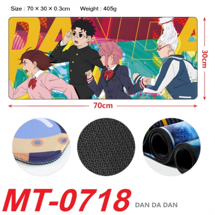 Dandadan Anime peripheral lock edge mouse pad 70X30cm
