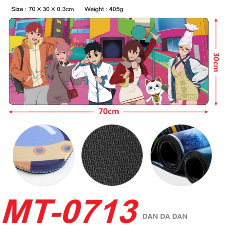 Dandadan Anime peripheral lock edge mouse pad 70X30cm