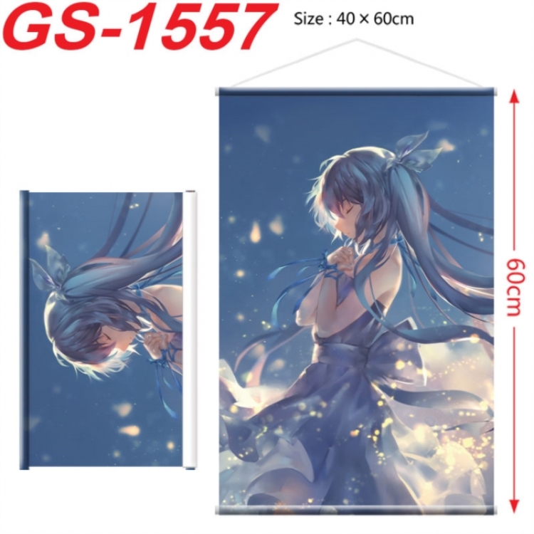 Hatsune Miku Anime digital printing hanging rope hanging Wall Scroll 40x60cm