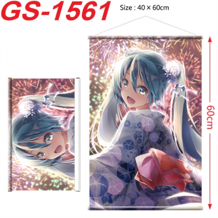Hatsune Miku Anime digital printing hanging rope hanging Wall Scroll 40x60cm