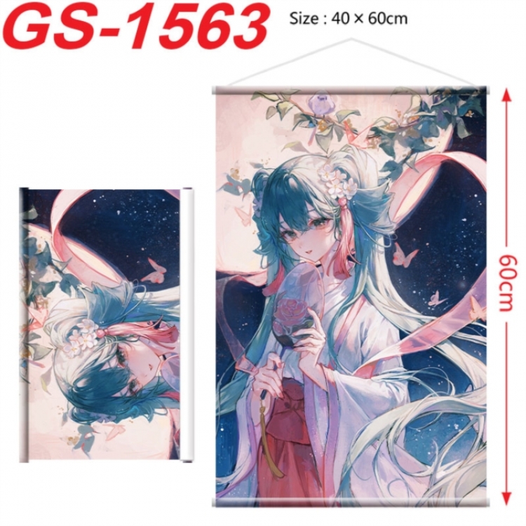Hatsune Miku Anime digital printing hanging rope hanging Wall Scroll 40x60cm