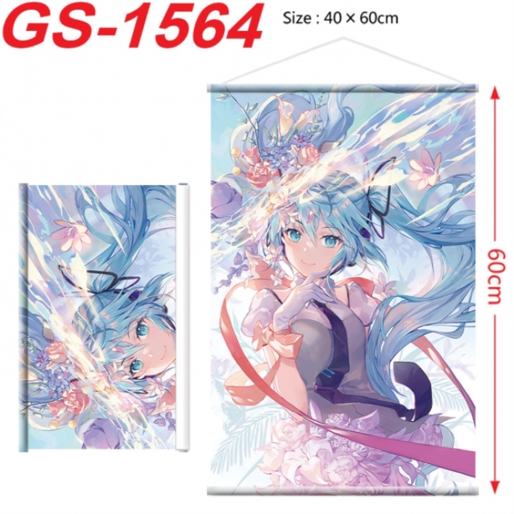 Hatsune Miku Anime digital printing hanging rope hanging Wall Scroll 40x60cm