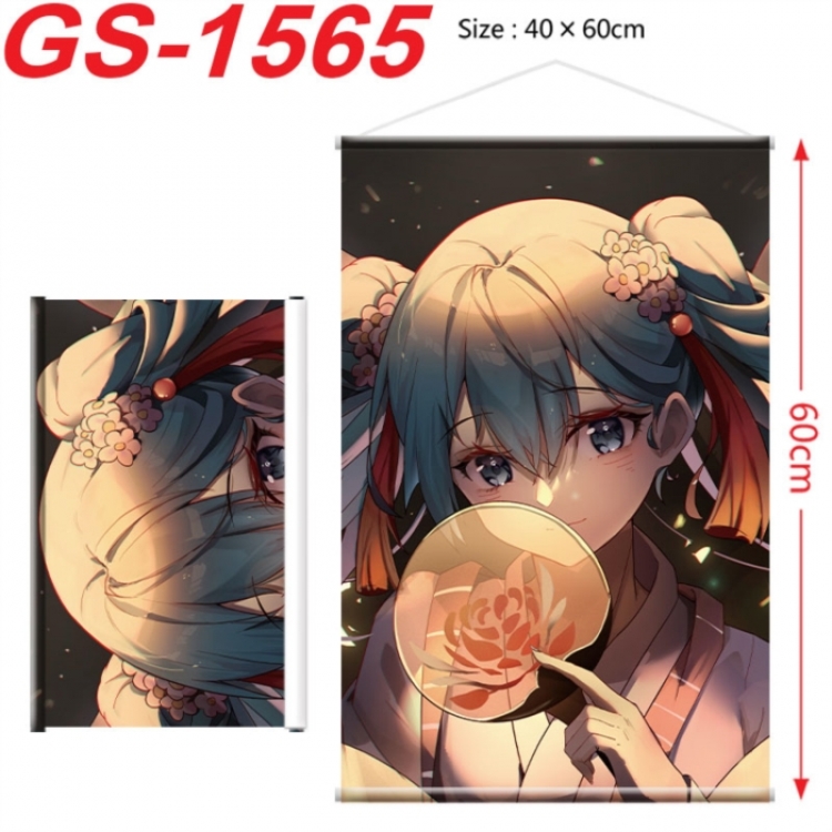Hatsune Miku Anime digital printing hanging rope hanging Wall Scroll 40x60cm