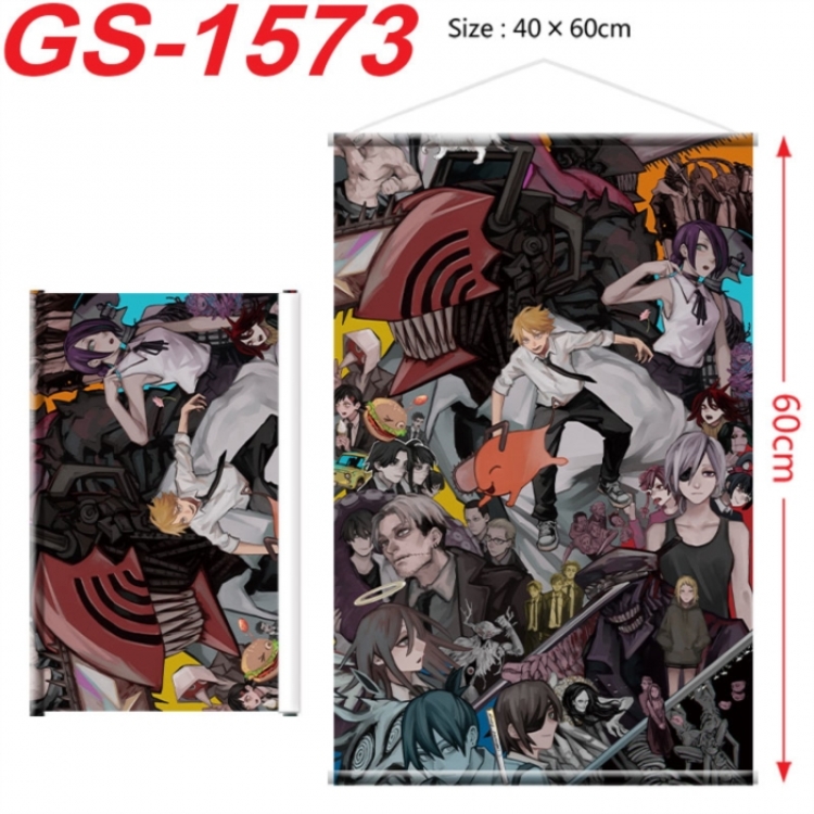 Chainsaw man Anime digital printing hanging rope hanging Wall Scroll 40x60cm