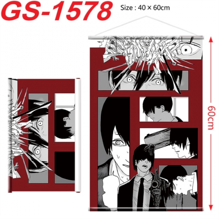Chainsaw man Anime digital printing hanging rope hanging Wall Scroll 40x60cm