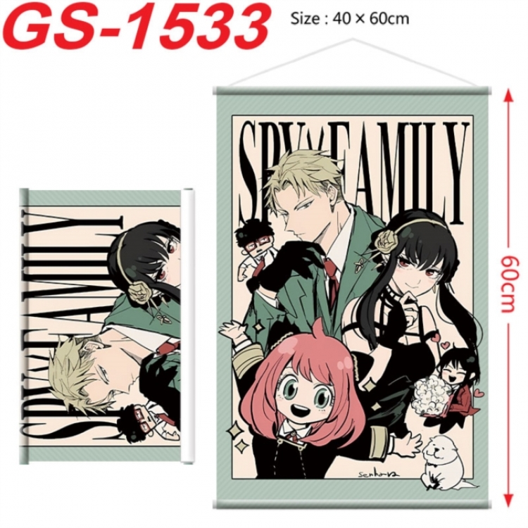 SPY×FAMILY Anime digital printing hanging rope hanging Wall Scroll 40x60cm