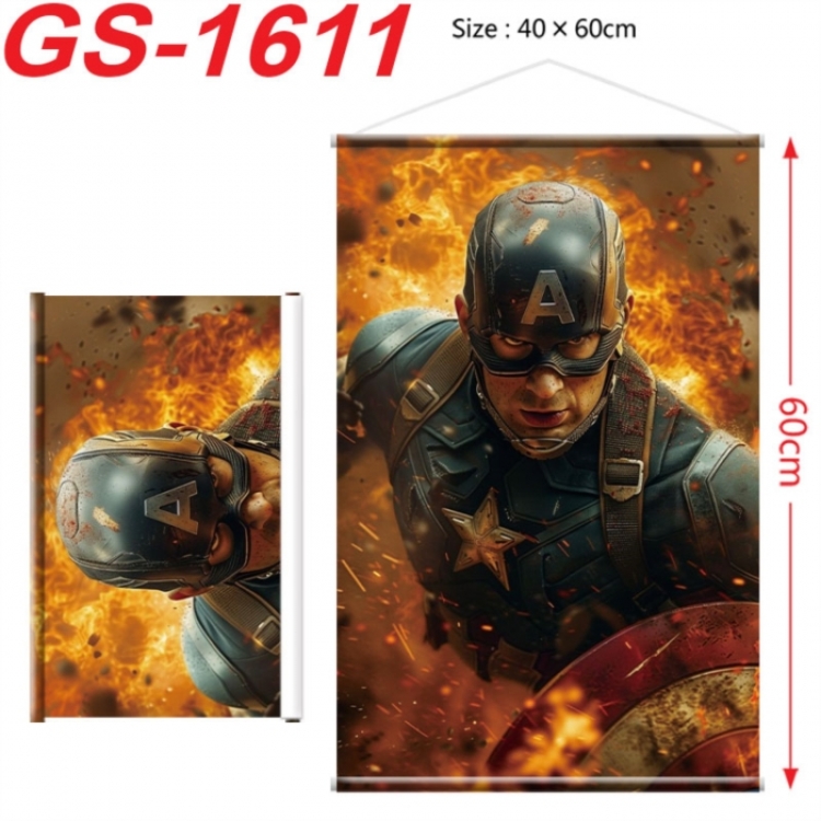 Marvel Anime digital printing hanging rope hanging Wall Scroll 40x60cm