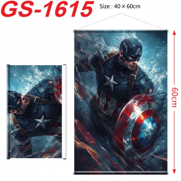 Marvel Anime digital printing hanging rope hanging Wall Scroll 40x60cm