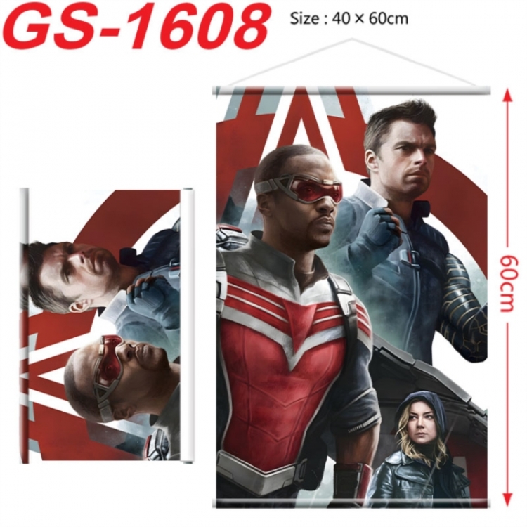 Marvel Anime digital printing hanging rope hanging Wall Scroll 40x60cm