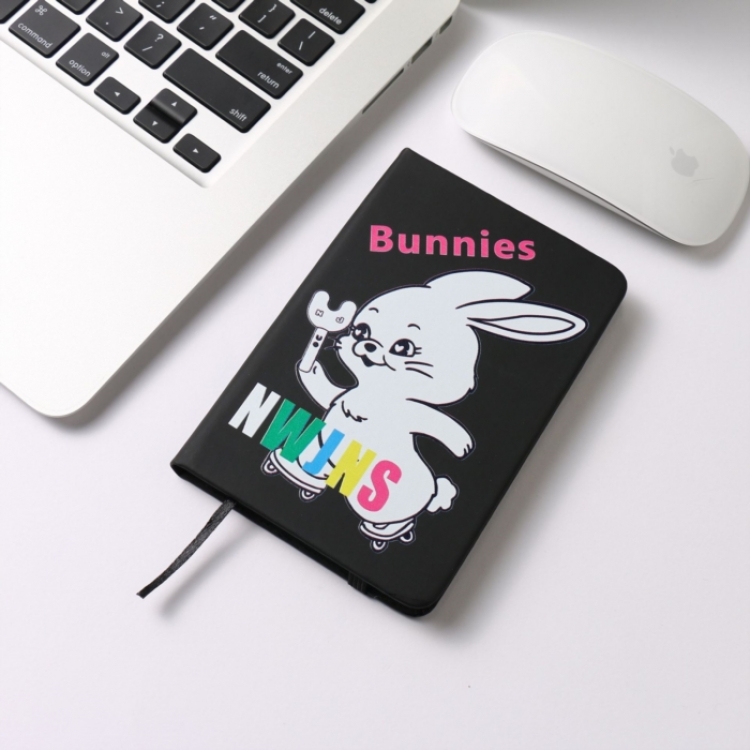 New Jeans PU Student Notebook Diary 9X14CM 105g