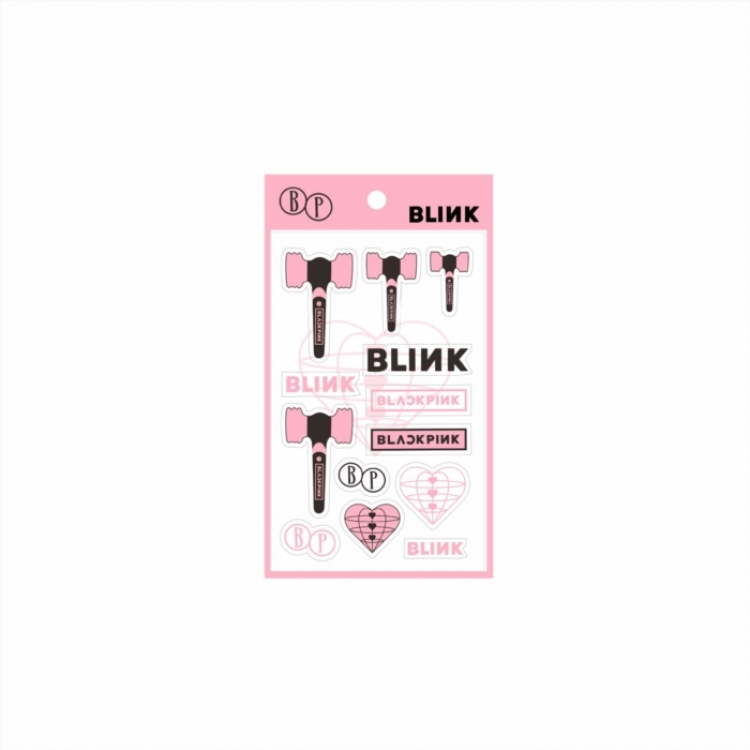 BLACK PINK PVC transparent decal creative sticker 10X17CM price for 10 pcs