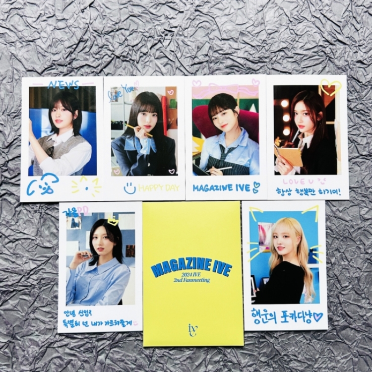 IVE Random card  Korean celebrity peripheral one pack of three cards