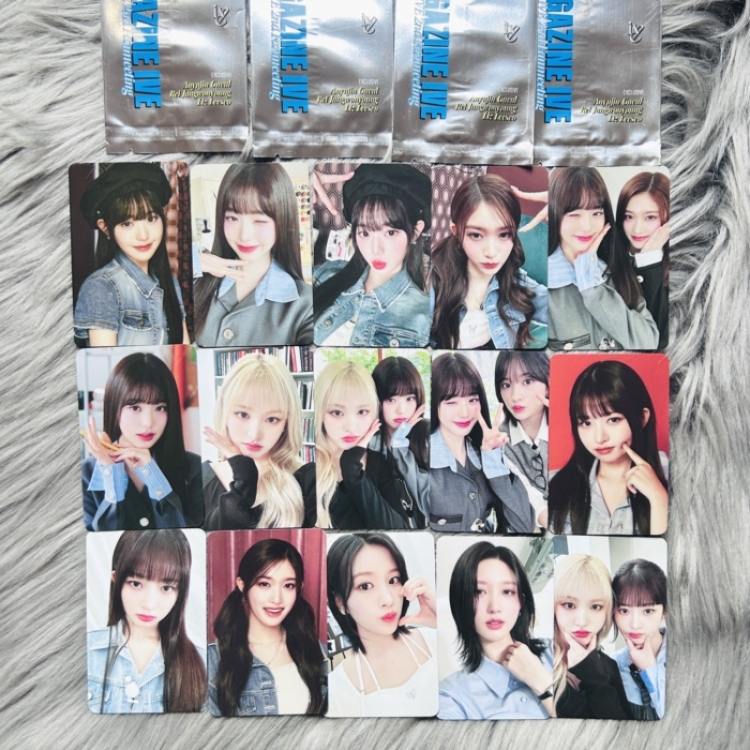 IVE Random card  Korean celebrity peripheral one pack of three cards